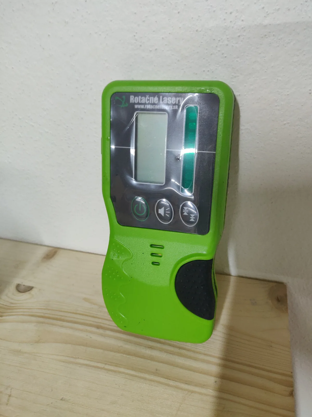 Zelený prijímač laserového lúča