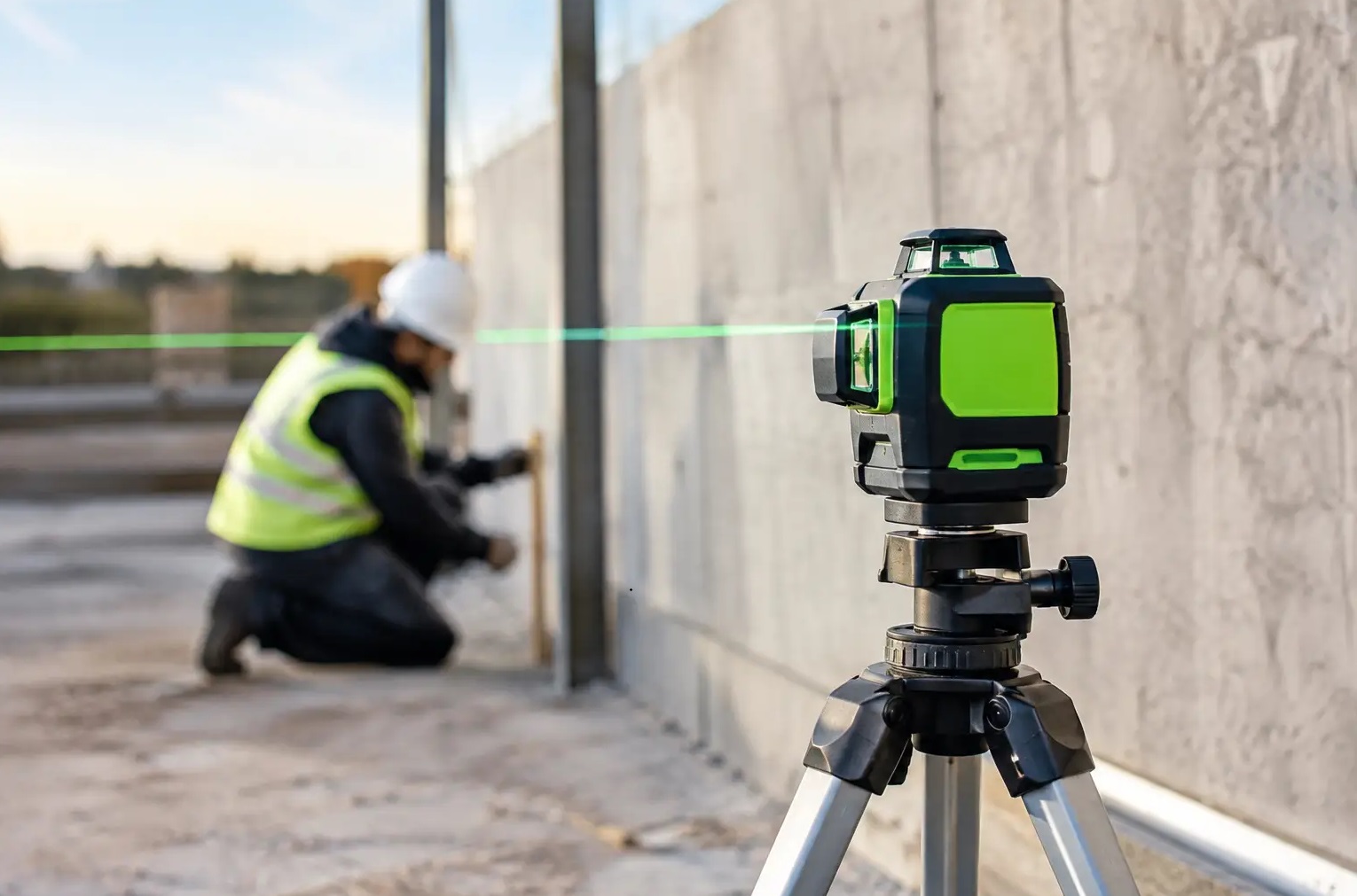 Aký laser zvoliť do exteriéru na stavbu?