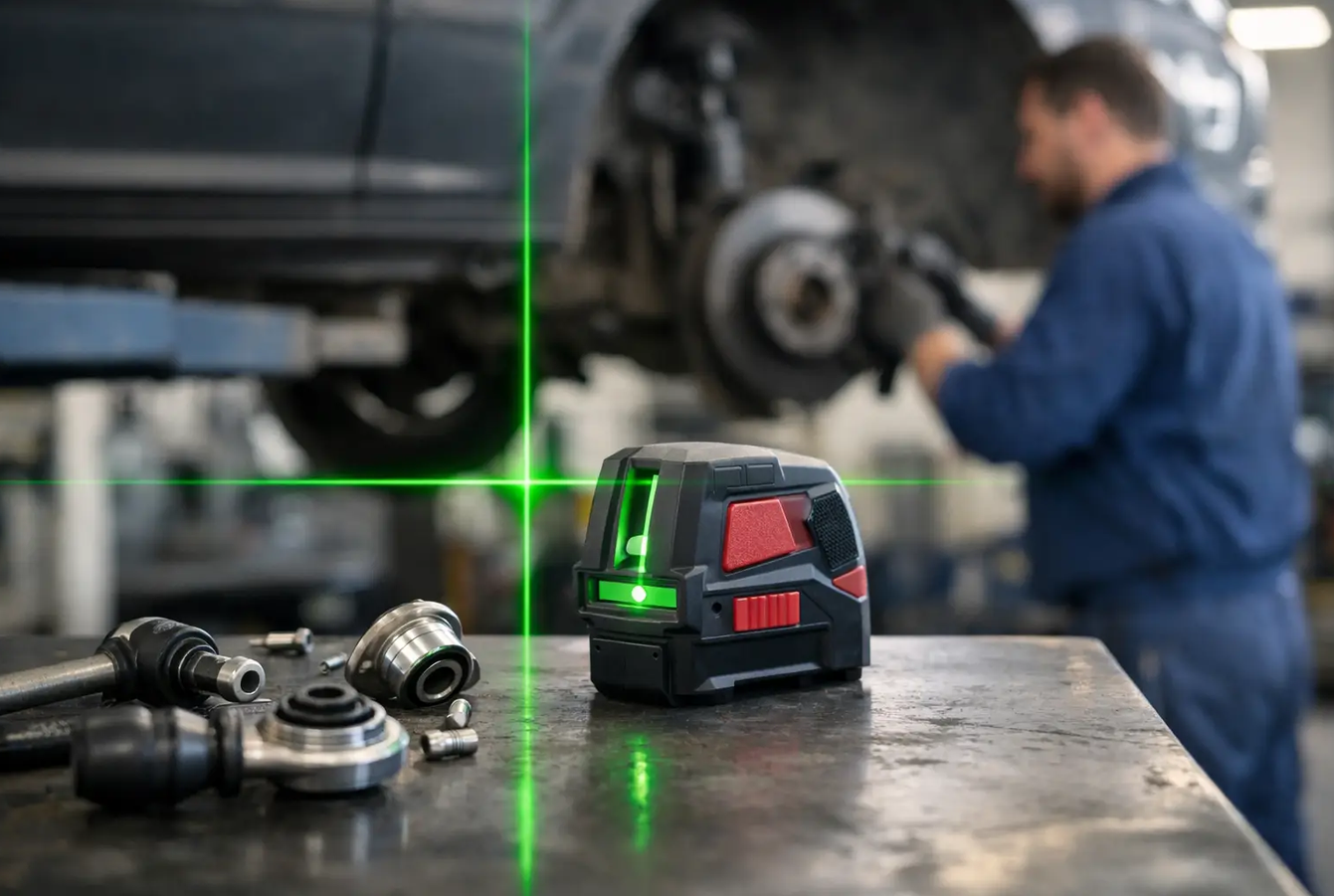 Bosch diely na nivelák pre presnú opravu